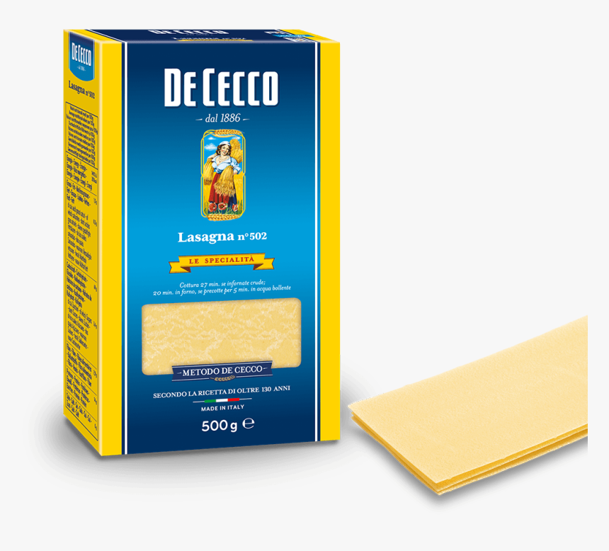 De Cecco Pasta Lasagna, HD Png Download, Free Download