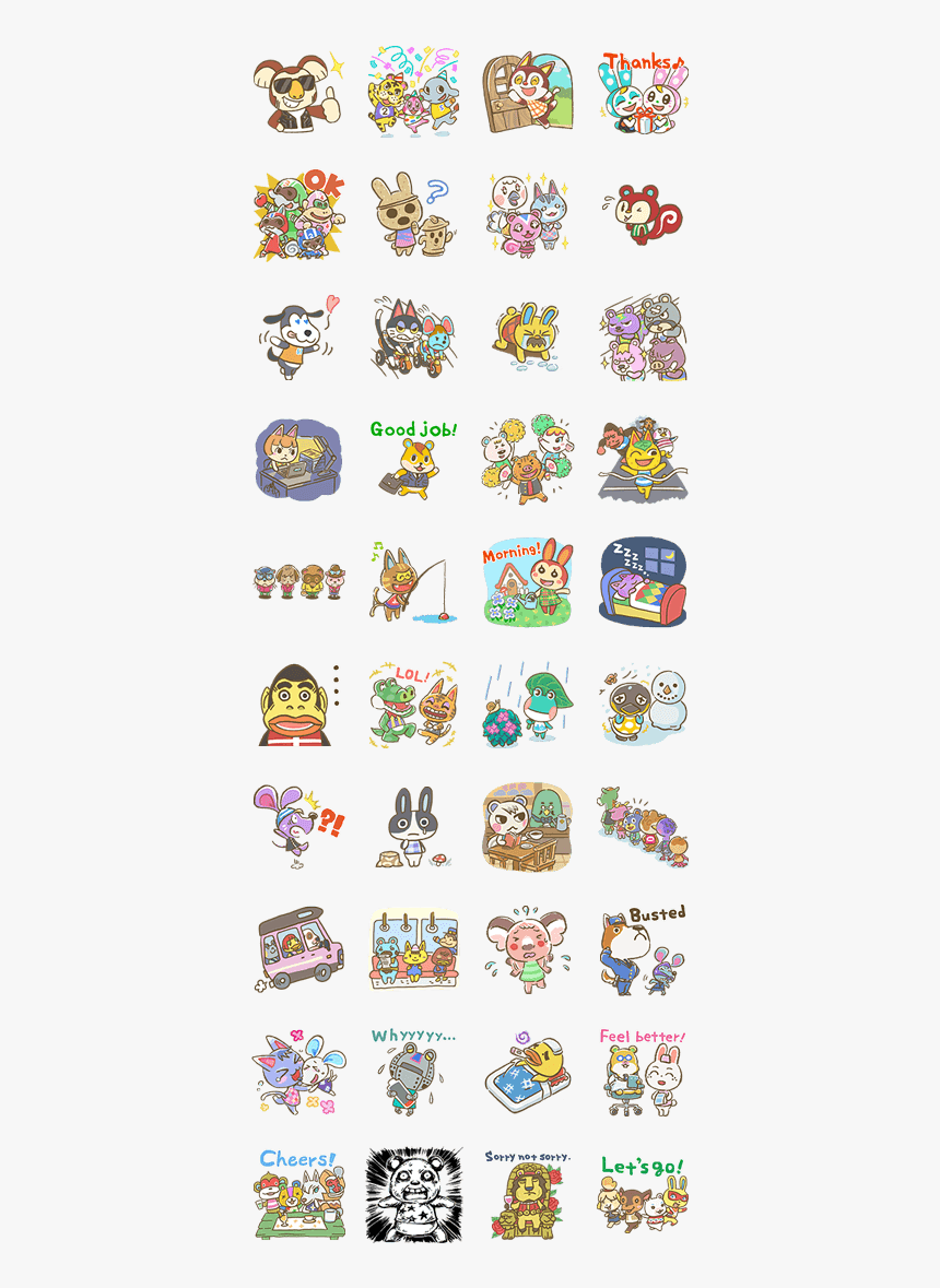 Animal Crossing 15th Anniversary Stickers, HD Png Download, Free Download