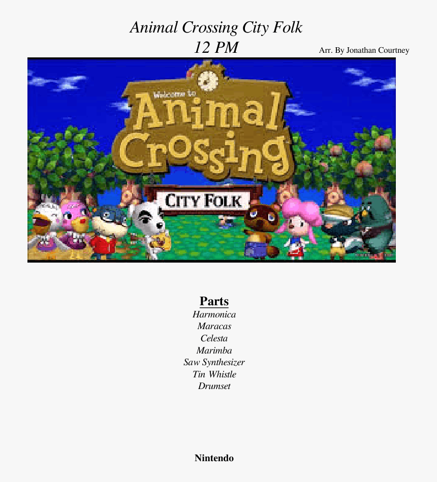 Animal Crossing City Folk, HD Png Download, Free Download
