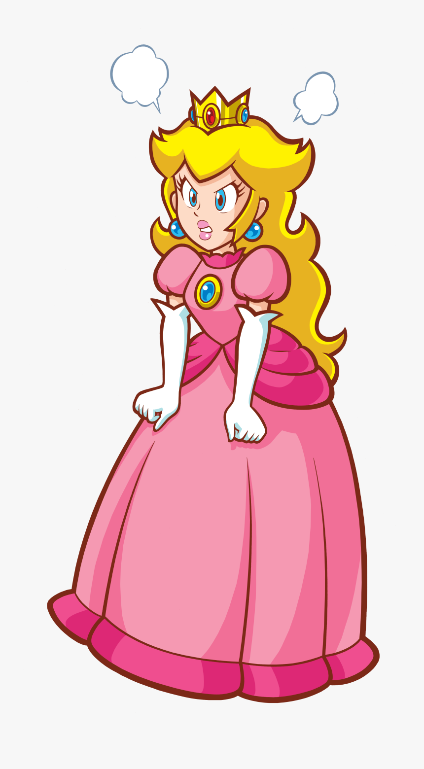 Super Princess Peach Angry Clipart , Png Download - Super Princess Peach Angry, Transparent Png, Free Download