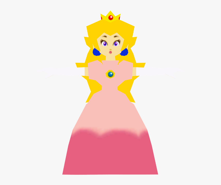 Mario 64 Peach, HD Png Download, Free Download