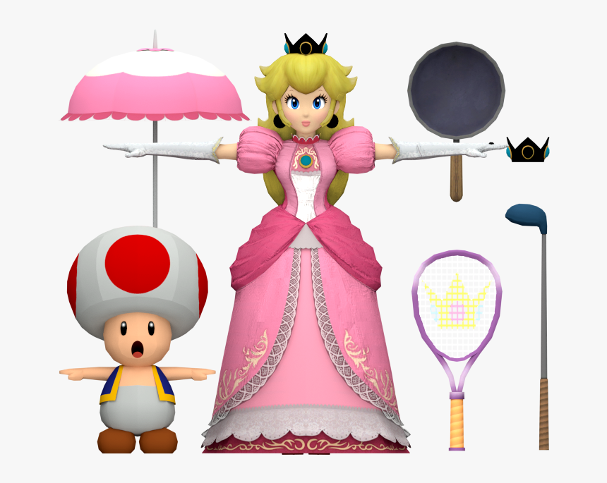 Download Zip Archive - Super Smash Bros Peach Model, HD Png Download, Free Download