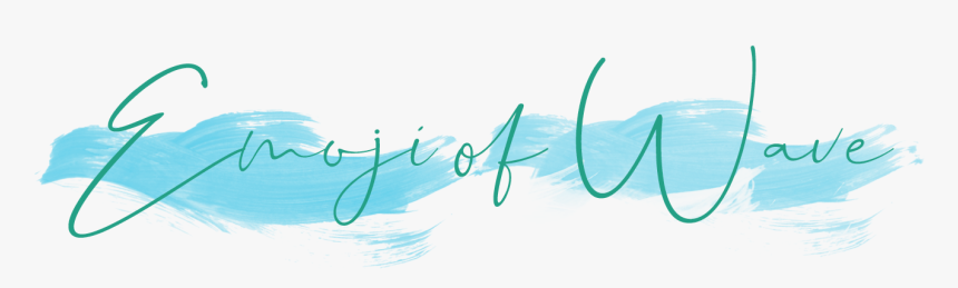 Emoji Of Wave - Calligraphy, HD Png Download, Free Download