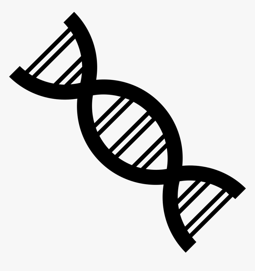 Dna Strand - Gene Black And White, HD Png Download, Free Download