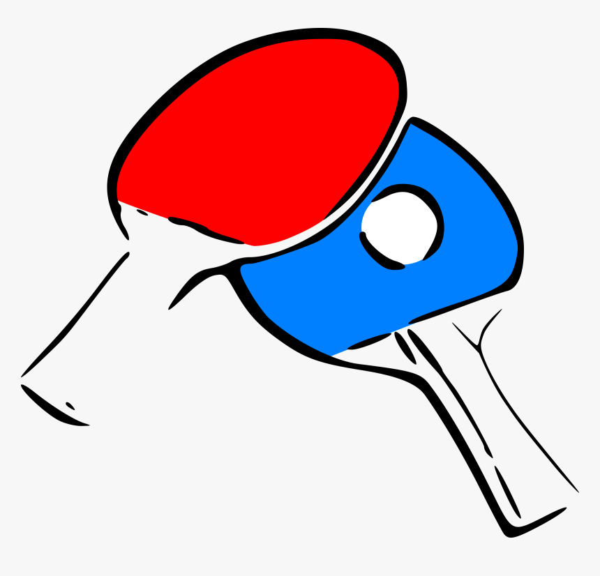 Clipart - Table Tennis Clip Art, HD Png Download, Free Download