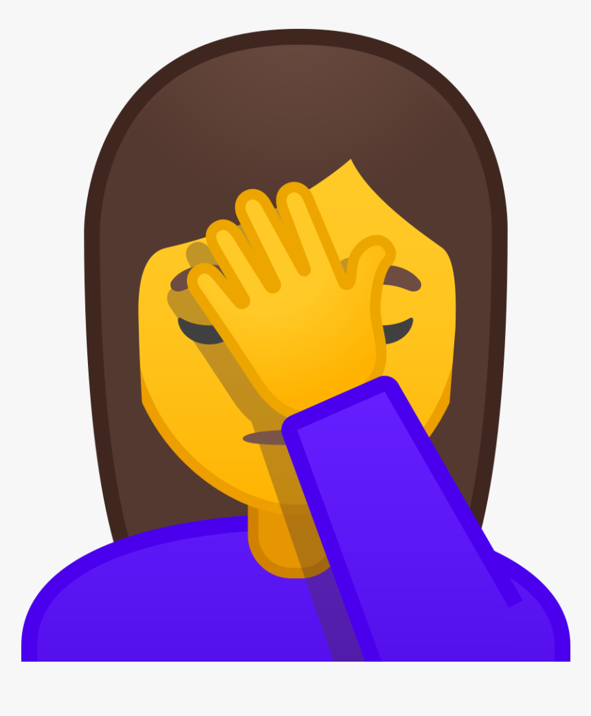 Woman Facepalming Icon - Slap In Face Emoji, HD Png Download, Free Download