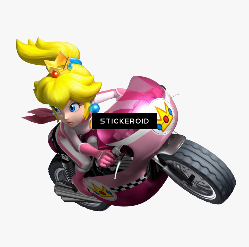 Super Mario Kart - Peach Mario Kart Wii Bike, HD Png Download, Free Download