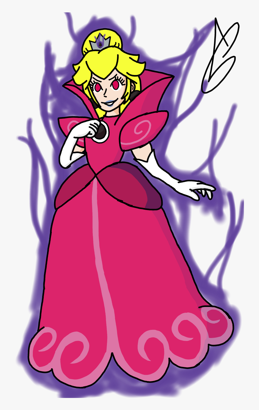 Shroob Princess Peach W/ Dark Aura - Princess Peach Princess Shroob, HD Png Download, Free Download