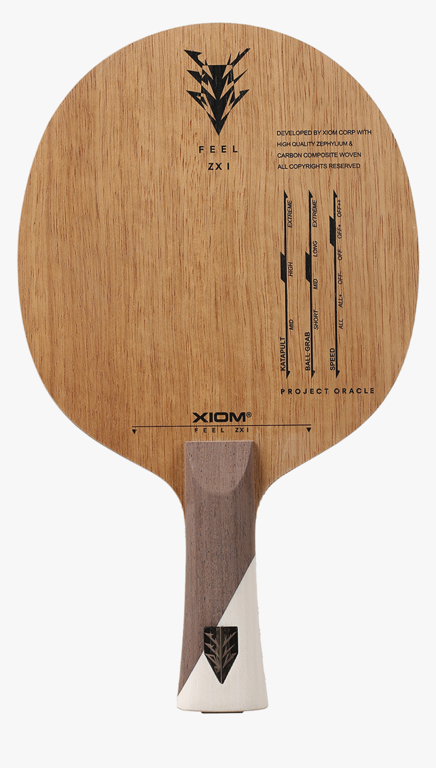 Xiom Feel Zx1 Blade Ping Pong Depot Table Tennis Equipment - Table Tennis Racket, HD Png Download, Free Download