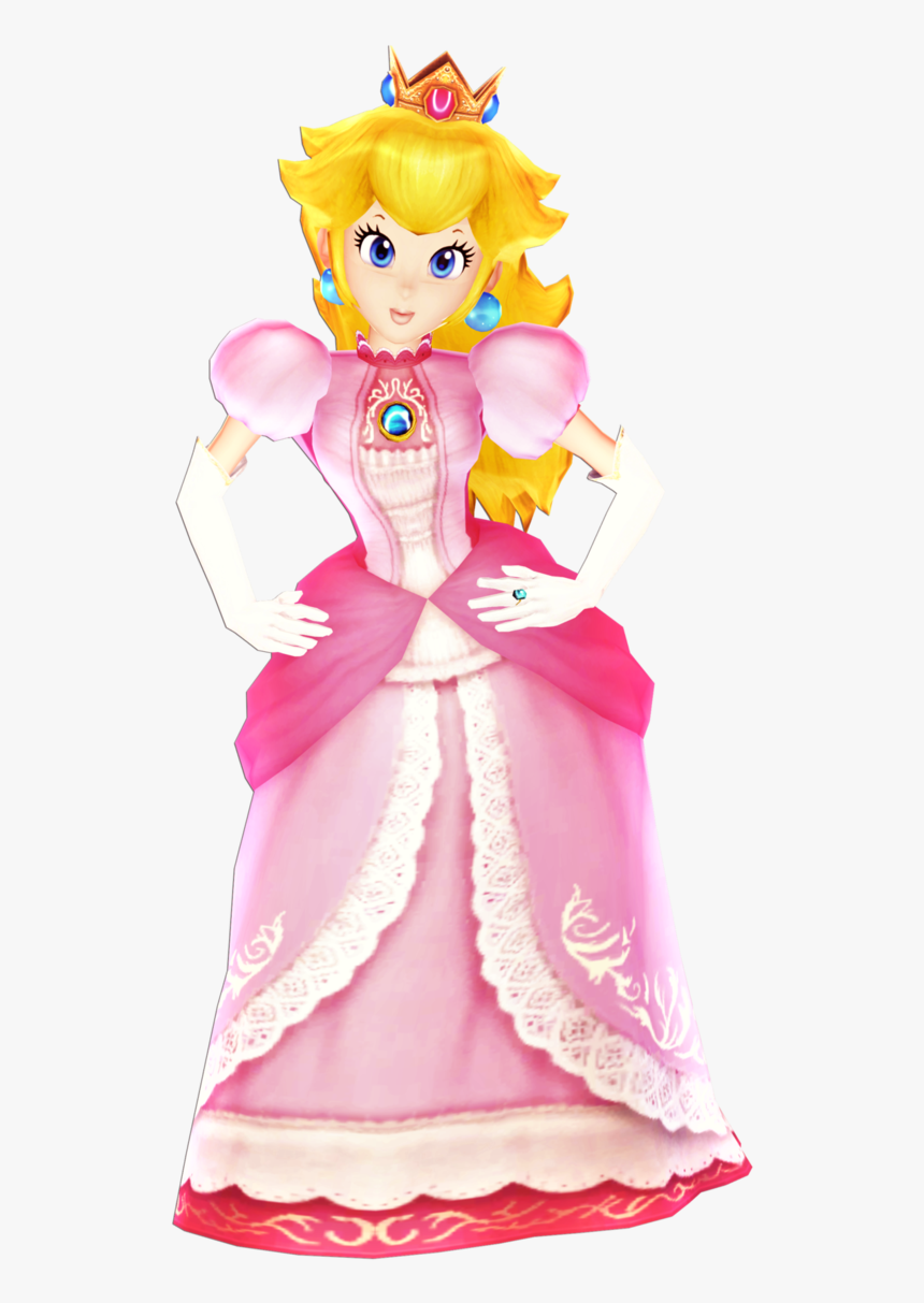 Princess Peach 3png - Princess Peach Render, Transparent Png, Free Download