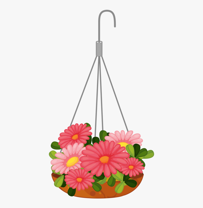 Hanging Flower Pots Clipart, HD Png Download, Free Download