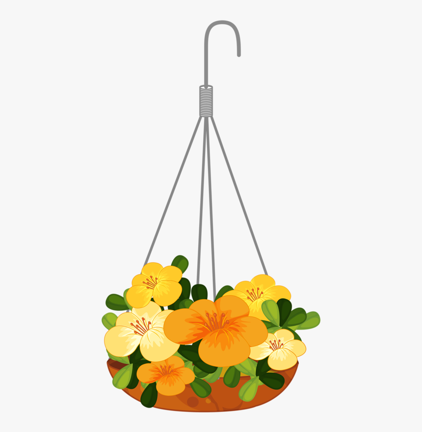 Hanging Plant Clip Art - Hanging Plant Clipart, HD Png Download, Free Download