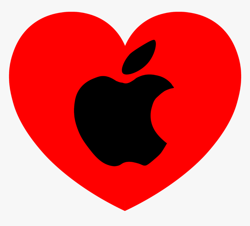 Love / Like Apple Clipart Png Transparent Background - Emblem, Png Download, Free Download