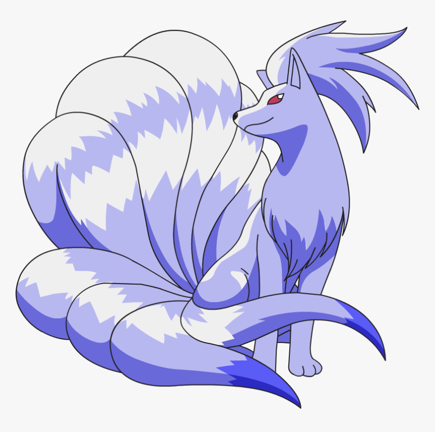 Ninetales Pokemon Shiny - Shiny Nine Tails Pokemon, HD Png Download, Free Download