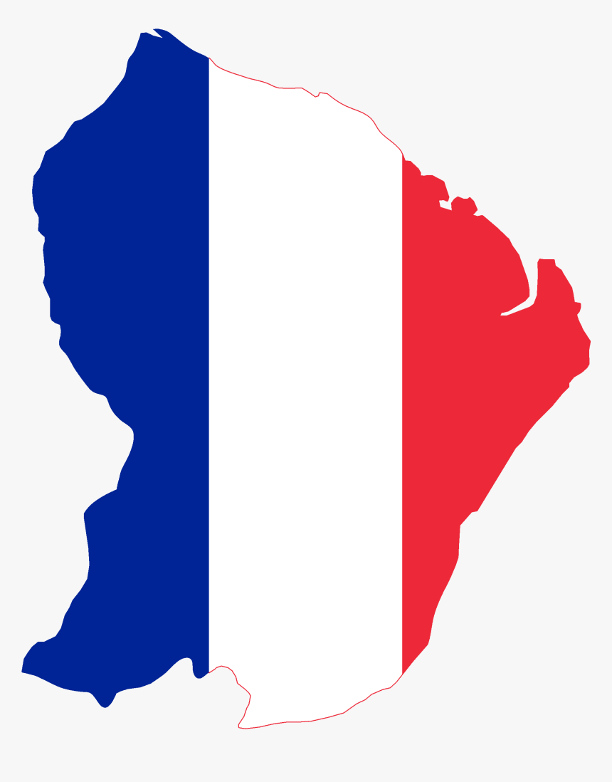 French Flag Background - French Guiana Flag Map, HD Png Download, Free Download