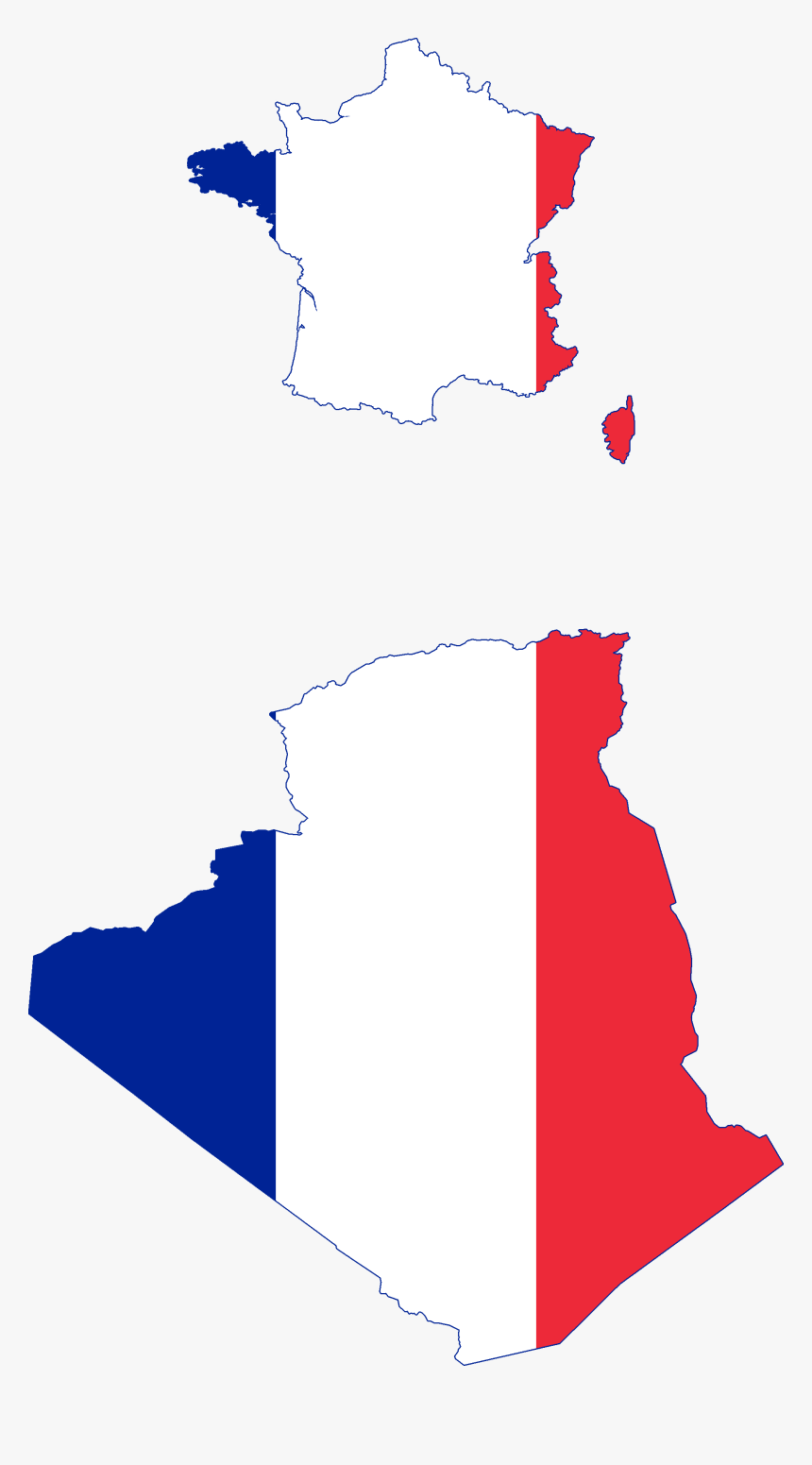 Free Png Download Vichy France Flag Map Png Images - Flag Map Of Algeria France, Transparent Png, Free Download