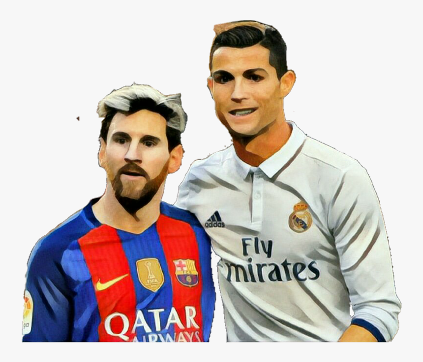 ##lionelmessi #cristiano Ronaldo #png - Messi And Ronaldo Wallpaper 2017, Transparent Png, Free Download