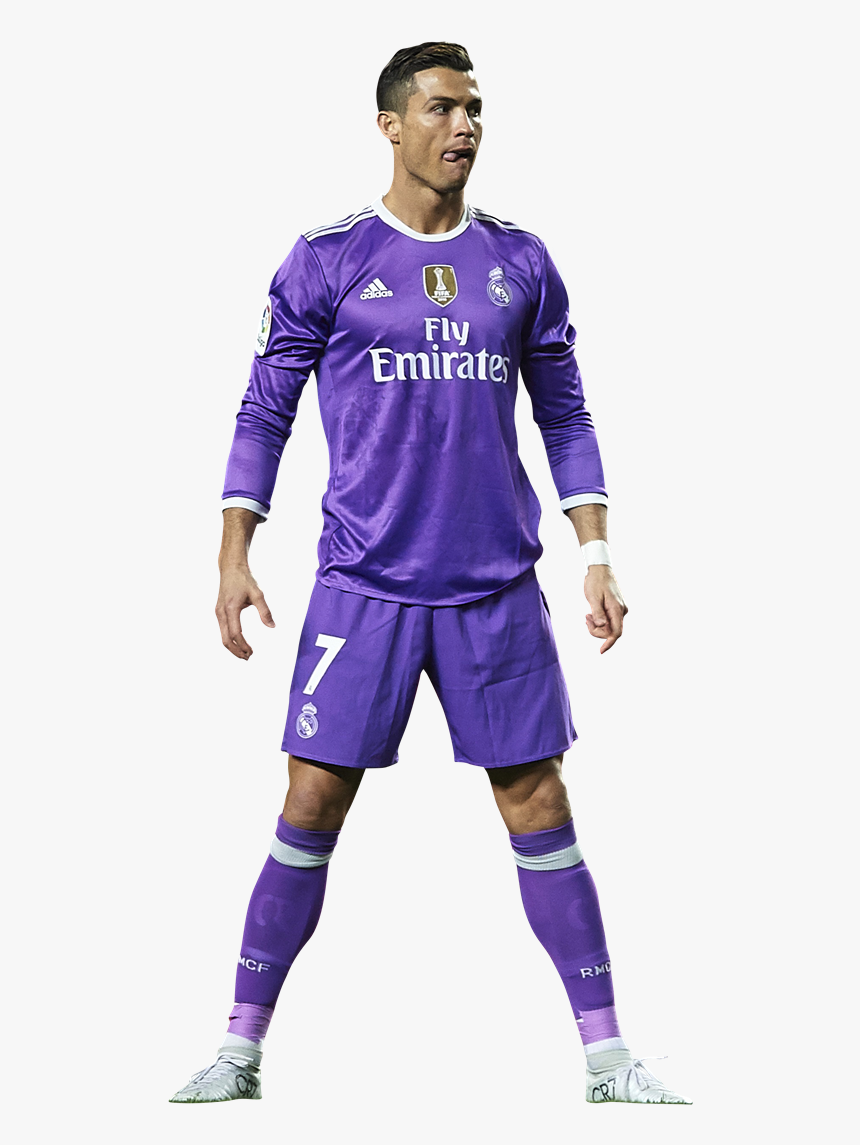 Transparent Purple Shirt Clipart - Madrid C Ronaldo 2018, HD Png Download, Free Download