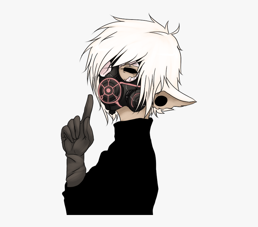 Anime Boy Gas Mask, HD Png Download, Free Download