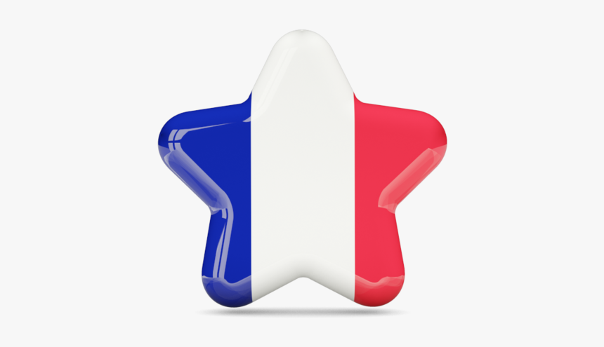 Download Flag Icon Of France At Png Format - French Flag Star, Transparent Png, Free Download