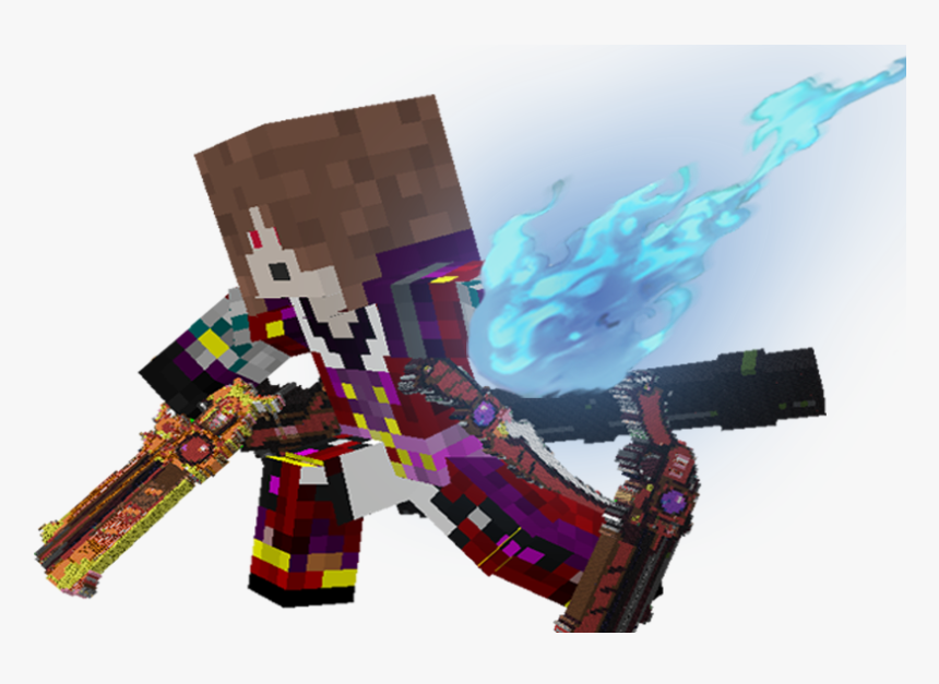 Zjxtl3r - Minecraft Guy With Gun, HD Png Download, Free Download