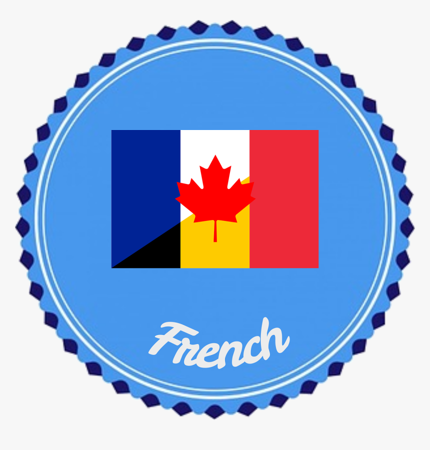 Badge, Flair, French, Language, Flag, France, Belgium - Iconos De Colombia Png, Transparent Png, Free Download