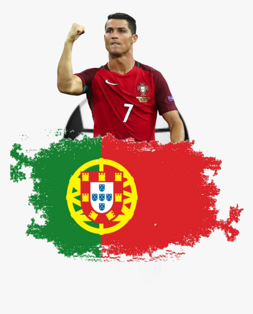 Cr7 Cristiano Ronaldo Cristiano Ronaldo Portugal Bandei - Cristiano Ronaldo Portugal Flag, HD Png Download, Free Download