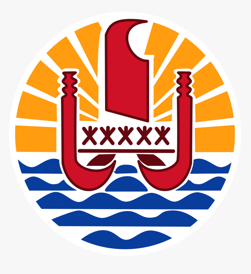 Polynesian Constitutional Referendum Wikipedia - French Polynesia Coat Of Arms, HD Png Download, Free Download