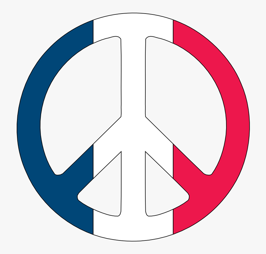 Scalable Vector Graphics Svg France Flag Peace Symbol - Covent Garden, HD Png Download, Free Download