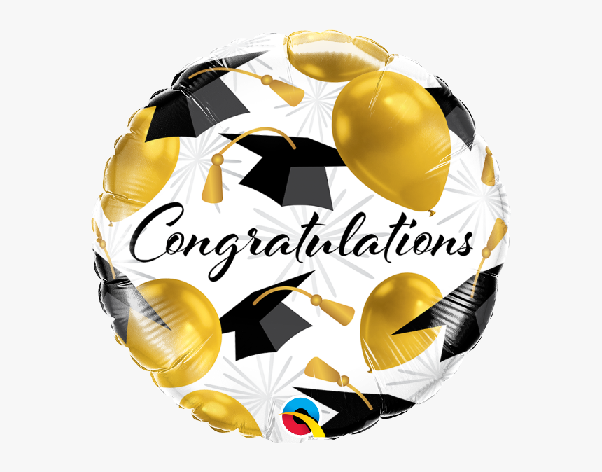 Congratulation Pic Gold Balloons, HD Png Download, Free Download