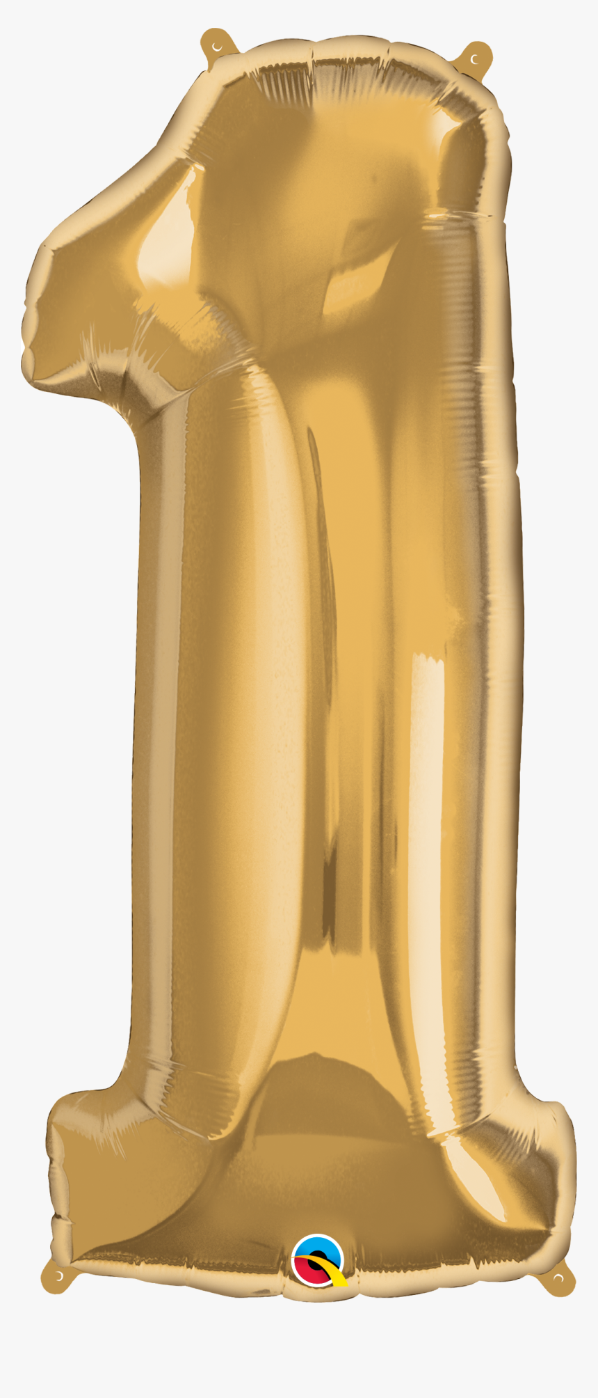 Foil Balloon Number 1 Gold & Weight, HD Png Download, Free Download
