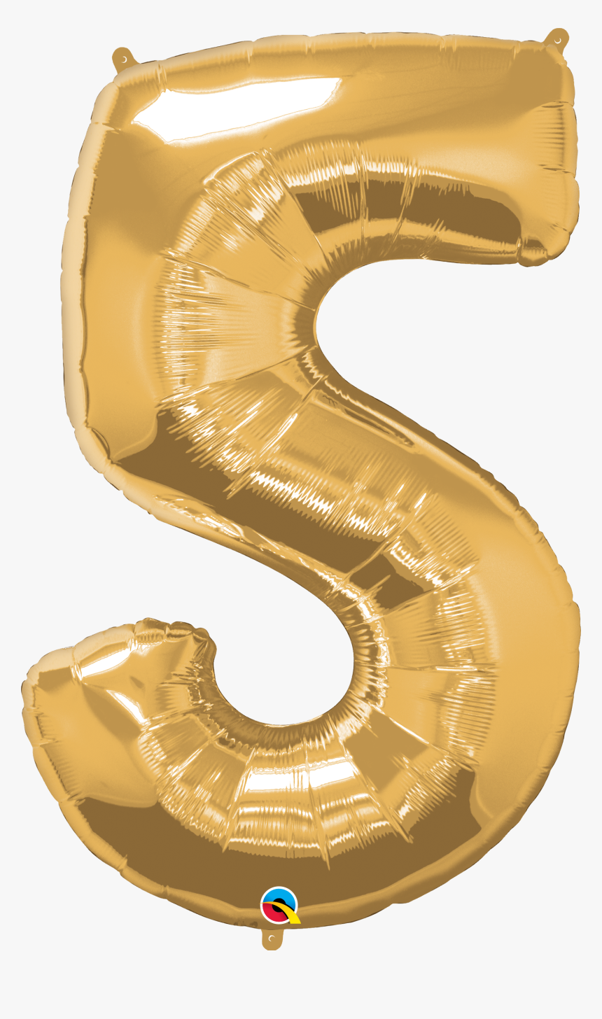 50 Gold Balloons Png , Png Download - Gold 50 Balloons, Transparent Png, Free Download