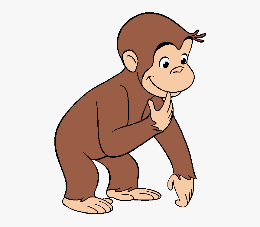 Curious George Clip Art - Curious George Being Curious, HD Png Download, Free Download