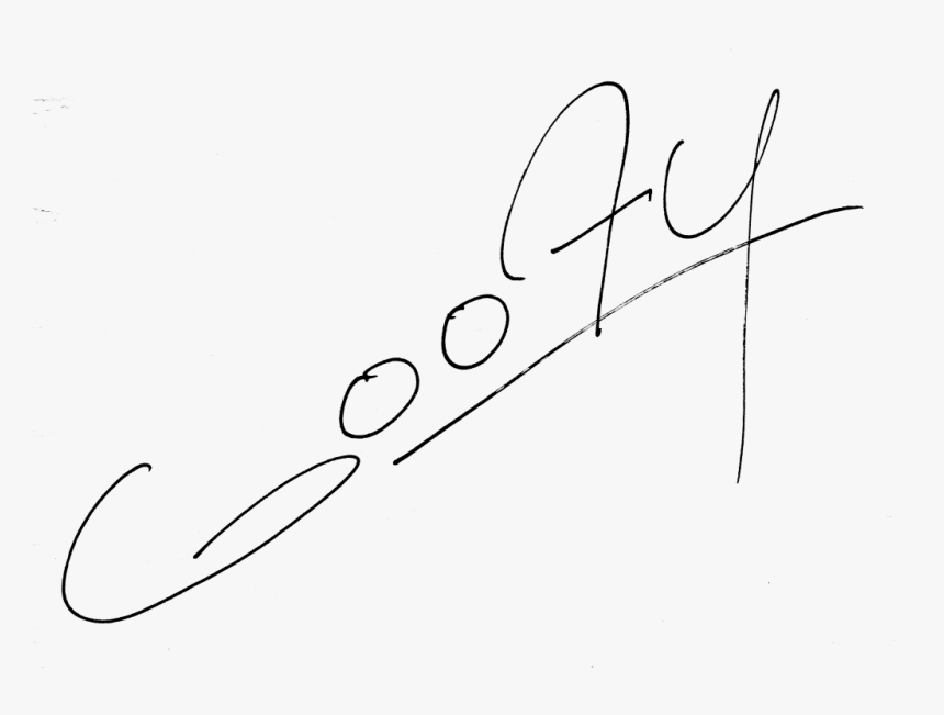 Donald Duck Signature Png, Transparent Png - Goofy Mickey Mouse Transparent Autograph, Png Download, Free Download