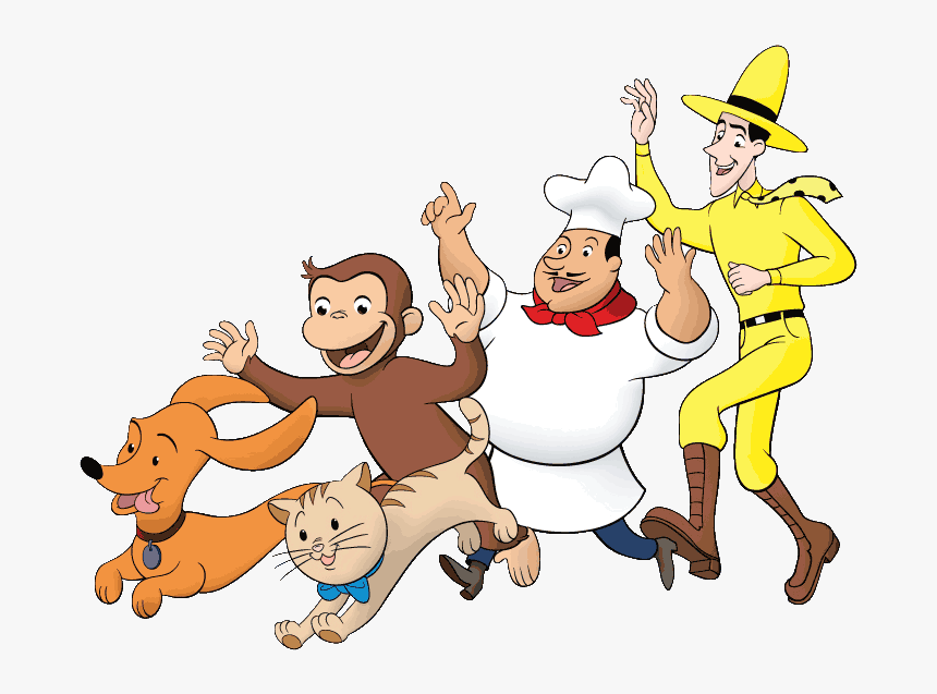 Curious George Characters Clipart, HD Png Download, Free Download