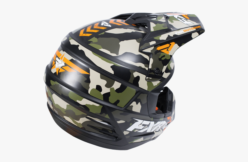 Fxr Torque Squadron Army Urban Camo/orange Back"

 - Motorcycle Helmet, HD Png Download, Free Download