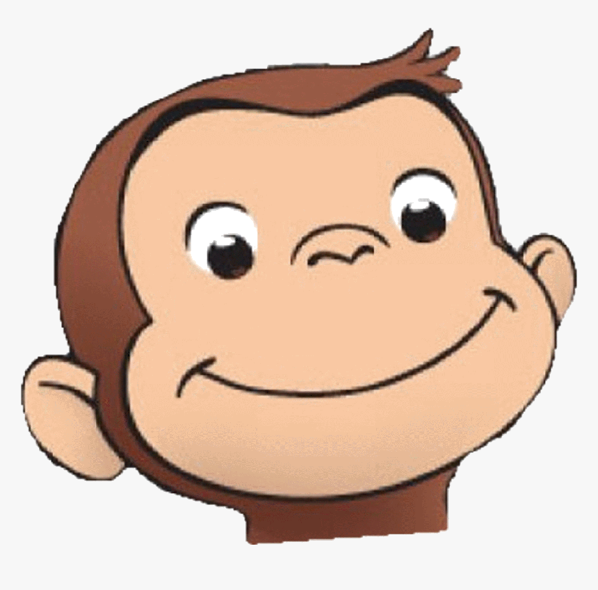 Monkey Collection - Curious George Face Clipart, HD Png Download, Free Download