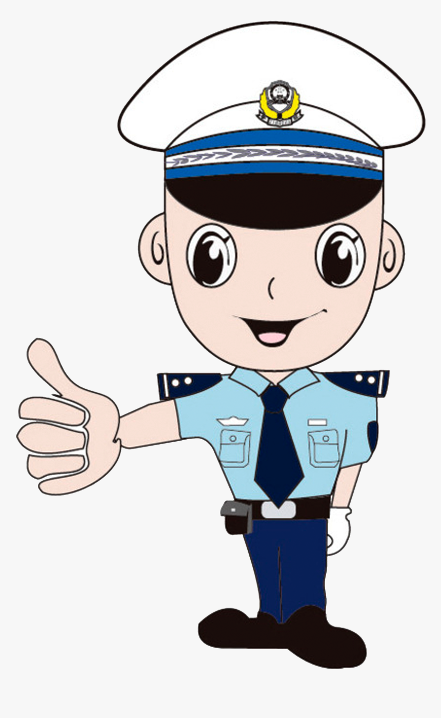 Vector Library Download Thumb Signal Gesture A Policeman - ตัว การ์ตูน ร ป ภ, HD Png Download, Free Download