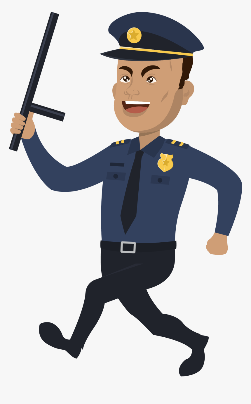 Patrol Clipart Police Man - Police Clipart Png, Transparent Png, Free Download