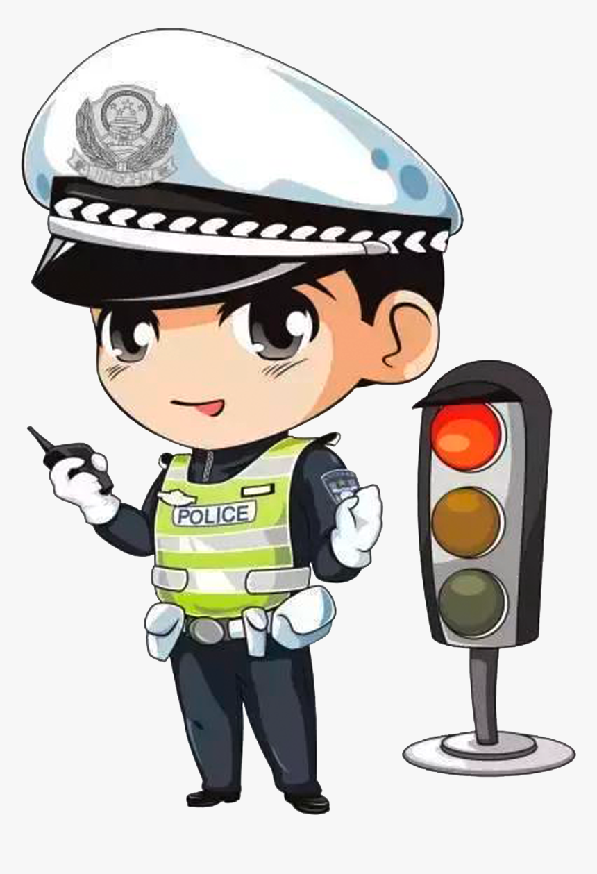 Indian Traffic Policeman Png - Cartoon Traffic Officer Png, Transparent Png, Free Download