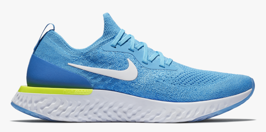 Nike Epic React Flyknit Blue, HD Png Download, Free Download