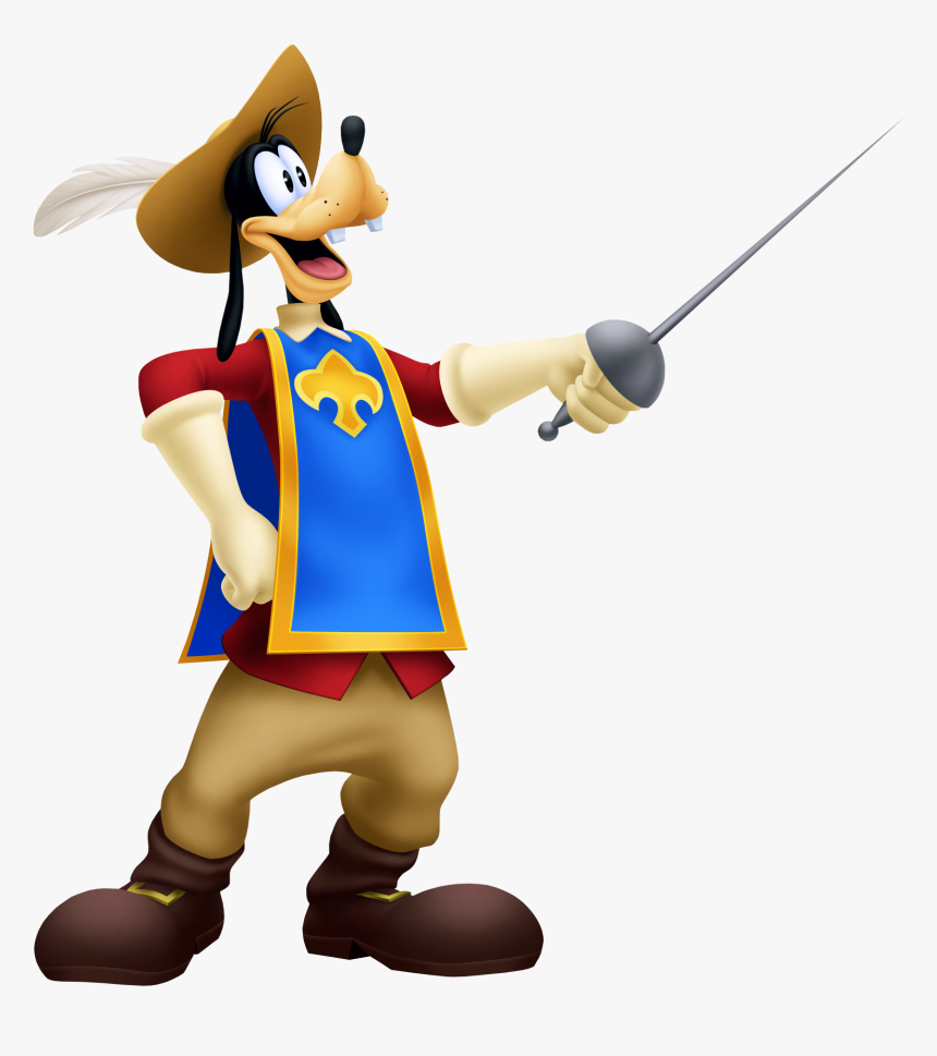 Kingdom Hearts Mickey Donald Goofy The Three Musketeers, HD Png Download, Free Download