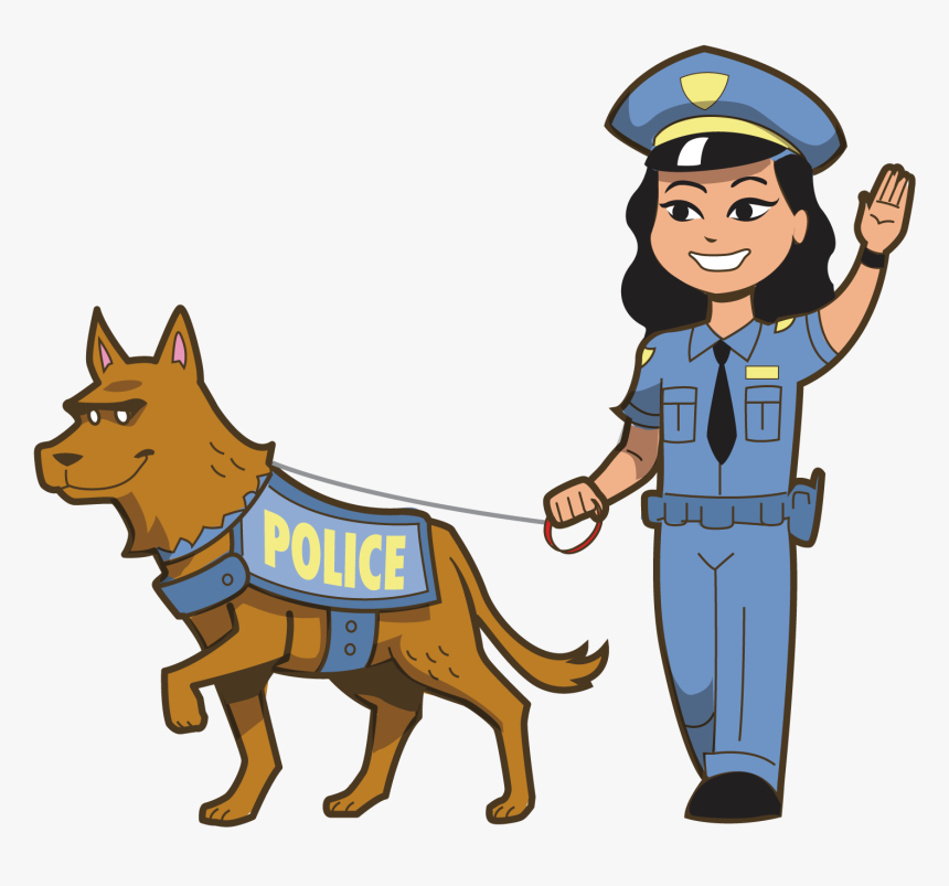 Transparent Cop Clipart - Woman Police Officer Clipart, HD Png Download, Free Download