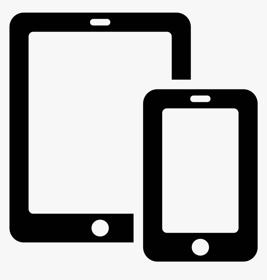 Smartphone Icon Png - Mobile And Tablet Icon, Transparent Png, Free Download