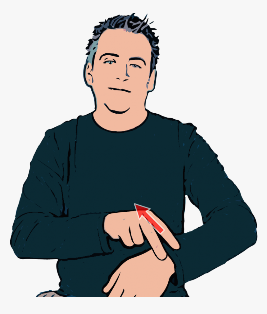 British Sign Language - Fist Into Palm Sign Language, HD Png Download, Free Download