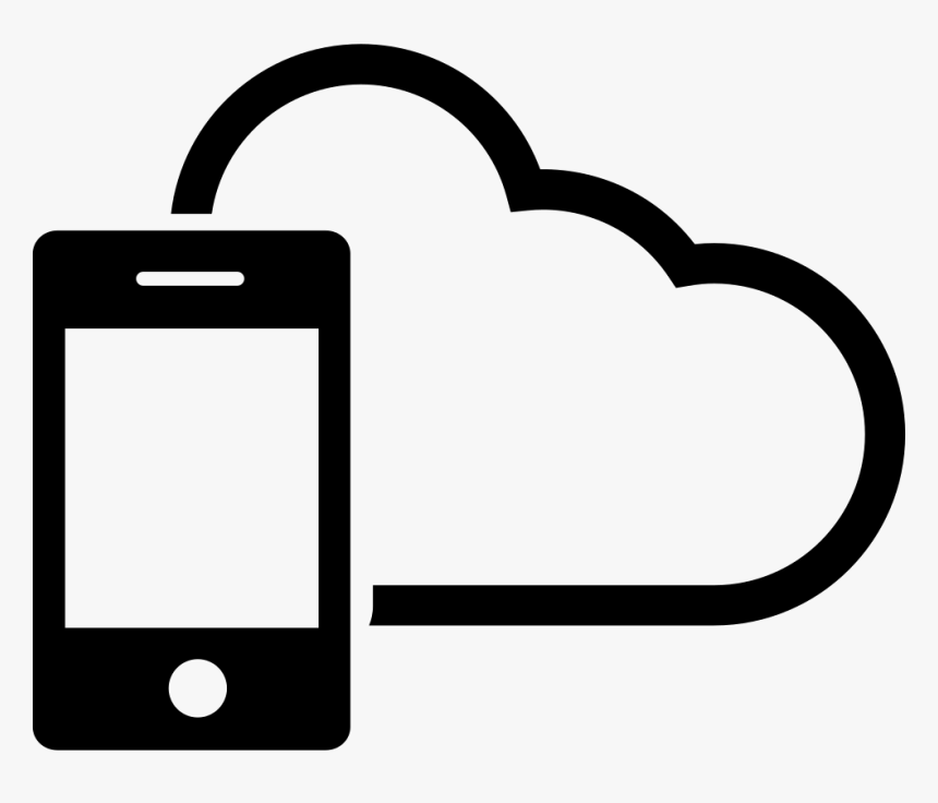 Png File Svg - Cloud Smartphone Icon, Transparent Png, Free Download