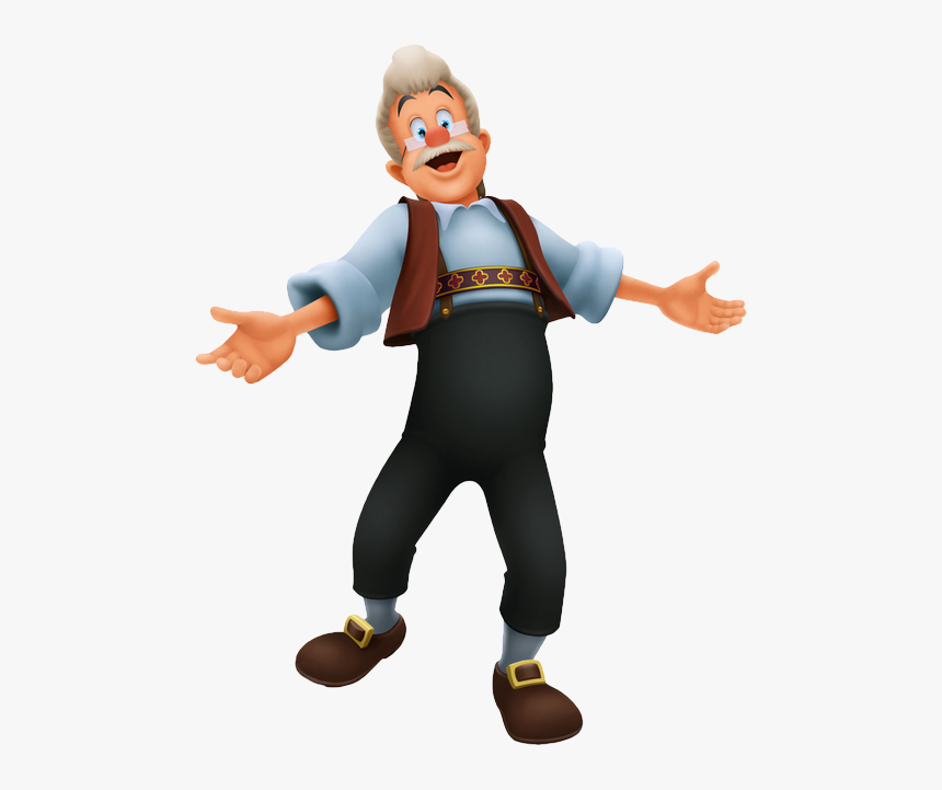 Geppetto Kh3d - Geppetto Kingdom Hearts, HD Png Download, Free Download