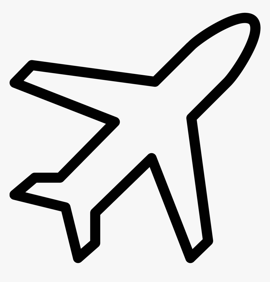 Airplane Icon Transparent Blue, HD Png Download, Free Download