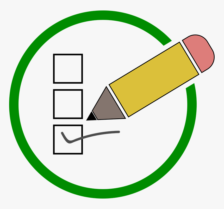 Survey, Poll, Pencil, Icon, Checkbox - Checkbox Pencil Icon, HD Png Download, Free Download