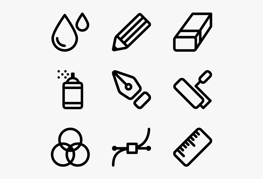 Drawing Icons, HD Png Download, Free Download